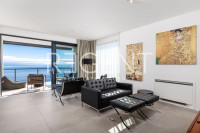 Stan 130 m², pogled na more, terasa i bazen – Opatija, Lovran