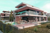 Stan s bazenom i vrtom blizu plaže – Rovinj, novogradnja