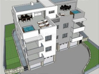 Stan s krovnom terasom i spektakularnim pogledom - Ražanac