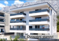 Makarska, novogradnja, 1. Kat, prekrasan Stan sa pogledom na more !!!