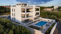 Stan površine 95 m2, natkriveni balkon, bazen, Crno