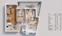 Stan, Prodaja, Novogradnja - 3SS + DB - 81.64 m2