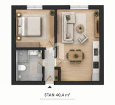 Stan, Prodaja, Trnje - 40m2