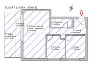 STAN S3, NOVOGRADNJA, PRODAJA, STARA NOVALJA, 70 m2, 3-soban