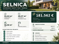 3-soban Stan: Zagreb (Sesvetska selnica), 55.00 m2