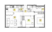 Stan: Zagreb (Veliko Polje), 63.00 m2