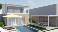 Starigrad, samostojeća vila 128 m2, s bazenom, drugi red do mora