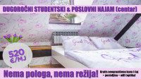 Studentski i poslovni najam -ZG (strogi centar) /NEMA POLOGA NI REŽIJA