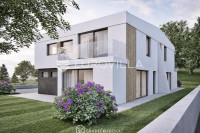 Sv. Ivan Zelina, moderna dvojna kuća u nizu s privatnim dvorištem, 140