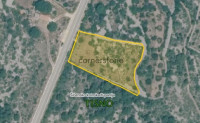 Tisno, Dubrava, građevinsko zemljište 2814 m2 uz cestu (prodaja)