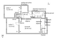 Trosoban stan na Sigečici, 1. kat
