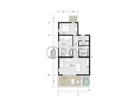 Trosobni stan, Sveta Nedelja, novogradnja,  NKP 100 m2