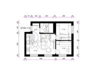 Trosobni stan, Zagreb, Resnik, Čulinečka ulica, NKP 37,43 m2, prodaja