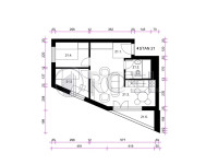 Trosobni stan, Zagreb, Resnik, Čulinečka ulica, NKP 40,55 m2, prodaja