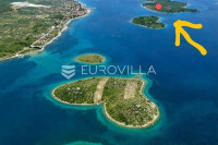 Turanj, otok Babac, građevinsko zemljište 200m od mora