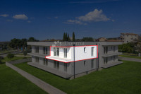 Umag, luksuzan stan na 1. katu s pogledom na more