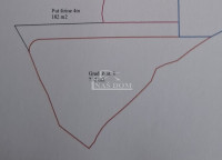 Vodice - Građevinsko zemljište 762m2, pogled na more