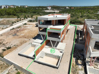 VODICE, novo, OLEA MAESTRAL dvoetažni luksuzni stan, bazen, vrt 145 m2