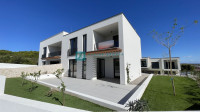 VODICE, novogradnja, pogled na more, luksuzna dvojna kuća, vrt