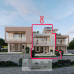 Vodice -**NOVOGRADNJA** S2 kuća s bazenom, krovna terasa, pogled na mo