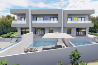 Vodice -  S1 kuća s  bazenom, mirna lokacija