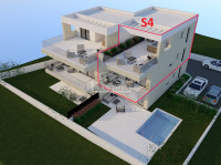 Vodice - S4 dvoetažni stan s krovnom terasom, 3S+DB, 750 m od plaže