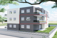 Vodice- Srima, dvosoban stan S2, 65,43 m2,  I kat, Novogradnja