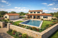 * Vodnjan zemljište sa građevinskom dozvolom *