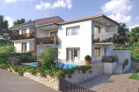 Vrbnik, dvosoban apartman na 1. katu novogradnje s pogledom!