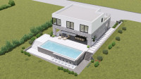 VRSI : Luksuzna vila s bazenom u izgradnji, 181 m2