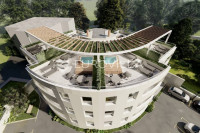 Žaborić, komforan stan s pripadajućom krovnom terasom