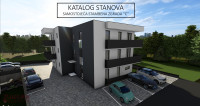ZADAR - NOVI BOKANJAC, STAN 76,20 M2, PRODAJA, VRT, NOVO, LOKACIJA!!!