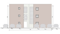 Zadar, Sinjoretovo – S3 Dvosoban stan u prizemlju s vrtom (80,32m2)