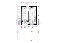 Zagreb, Čulinečka ulica, dvosoban stan NKP 38,05 m2