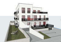 Zagreb, Podsused, trosoban stan, 60 m2, vrt, novogradnja