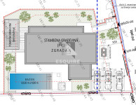 ZATON - NIN, građevinsko zemljište od 624 m2 sa gotovim projektom i do