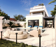 ZATON - trosoban luksuzni stan s privatnim bazenom 163 m2, 50 m od mor