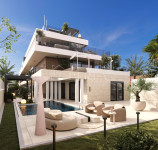 ZATON - trosoban luksuzni stan s privatnim bazenom 198 m2, 50 m od mor