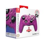 Faceoff Deluxe Audio Wired Controller Purple Camo PDP Switch novo