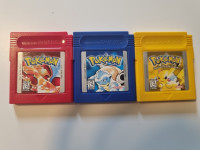 Pokemon Blue, Red, Yellow Gameboy ENG