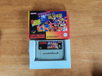 Tetris & Dr Mario SNES Super Nintendo