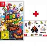 Super Mario 3D World+Bowser's Fury+set magnetića Nin Switch,novo,račun