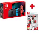 Nintendo Switch Red & Blue Joy-Con V2 + NBA 2K18,novo u trgovini,račun