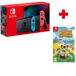 Nintendo Switch Konzola Red/Blue V2+Animal Crossing New Horizon,novo
