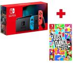 Nintendo Switch konzola Red-Blue V2+Just Dance 2021,račun,gar