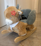 Nattou plišana njihalica kravica