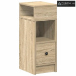 Noćni ormarić s ladicom sonoma hrast 25x31x66 cm - Sonoma hrast 1