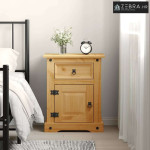 Noćni Ormarić od Meksičkog Bora Asortiman Corona 53x39x66 cm - Smeđa 1