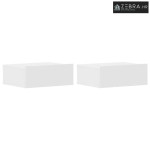 Viseći noćni ormarići 2 kom 40 x 30 x 15 cm konstruirano drvo