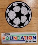 Prišivka Liga prvaka + UEFA Foundation Patch 2025